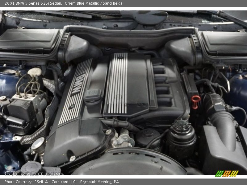 Orient Blue Metallic / Sand Beige 2001 BMW 5 Series 525i Sedan