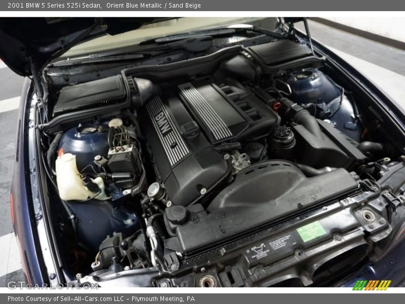 Orient Blue Metallic / Sand Beige 2001 BMW 5 Series 525i Sedan