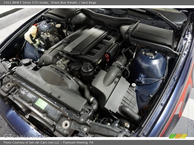Orient Blue Metallic / Sand Beige 2001 BMW 5 Series 525i Sedan