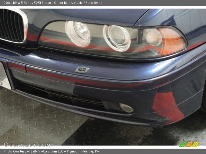 Orient Blue Metallic / Sand Beige 2001 BMW 5 Series 525i Sedan