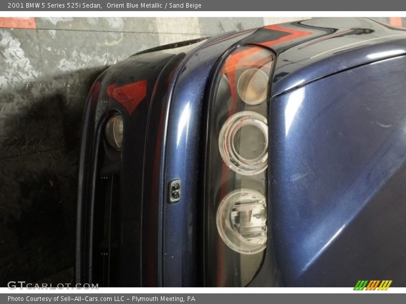 Orient Blue Metallic / Sand Beige 2001 BMW 5 Series 525i Sedan