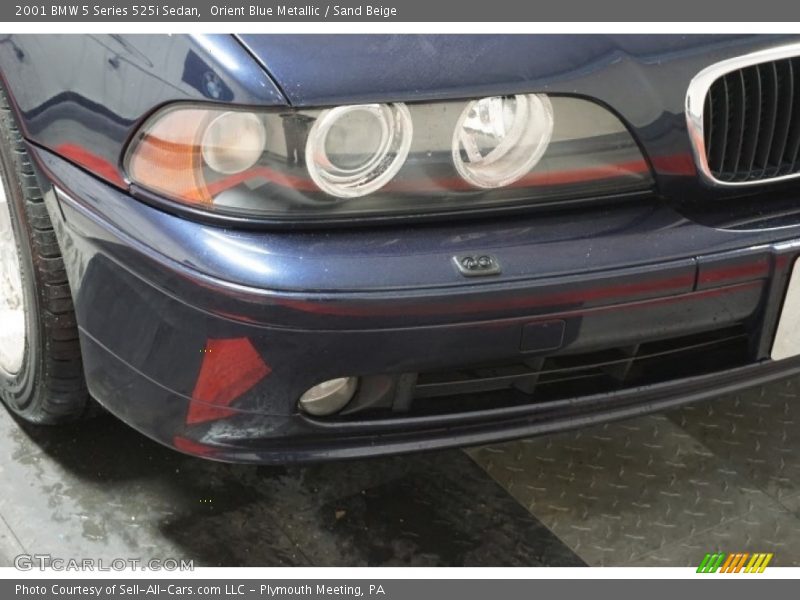 Orient Blue Metallic / Sand Beige 2001 BMW 5 Series 525i Sedan