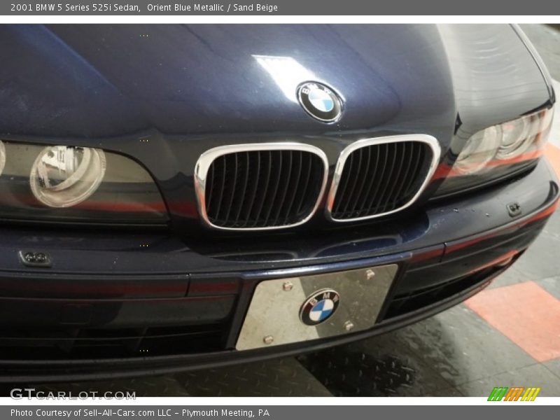 Orient Blue Metallic / Sand Beige 2001 BMW 5 Series 525i Sedan