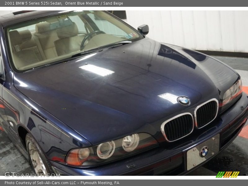 Orient Blue Metallic / Sand Beige 2001 BMW 5 Series 525i Sedan