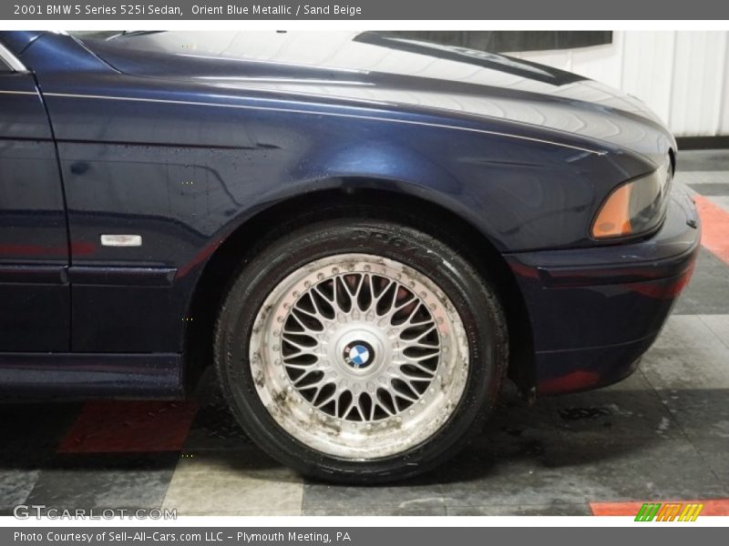 Orient Blue Metallic / Sand Beige 2001 BMW 5 Series 525i Sedan