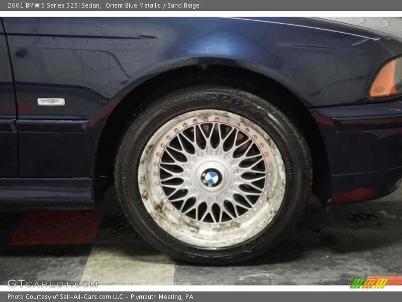 Orient Blue Metallic / Sand Beige 2001 BMW 5 Series 525i Sedan