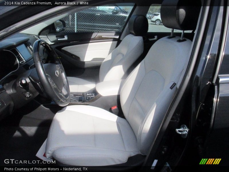 Aurora Black / White 2014 Kia Cadenza Premium