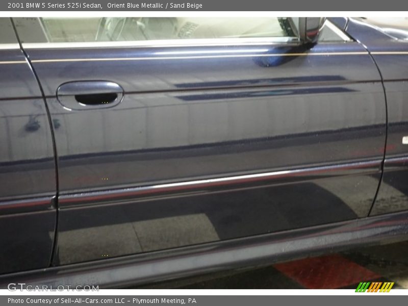 Orient Blue Metallic / Sand Beige 2001 BMW 5 Series 525i Sedan
