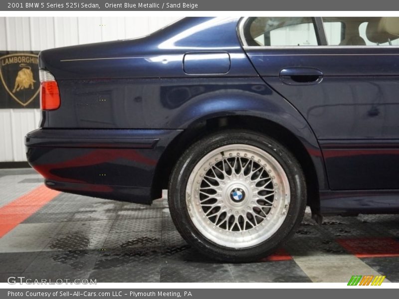 Orient Blue Metallic / Sand Beige 2001 BMW 5 Series 525i Sedan