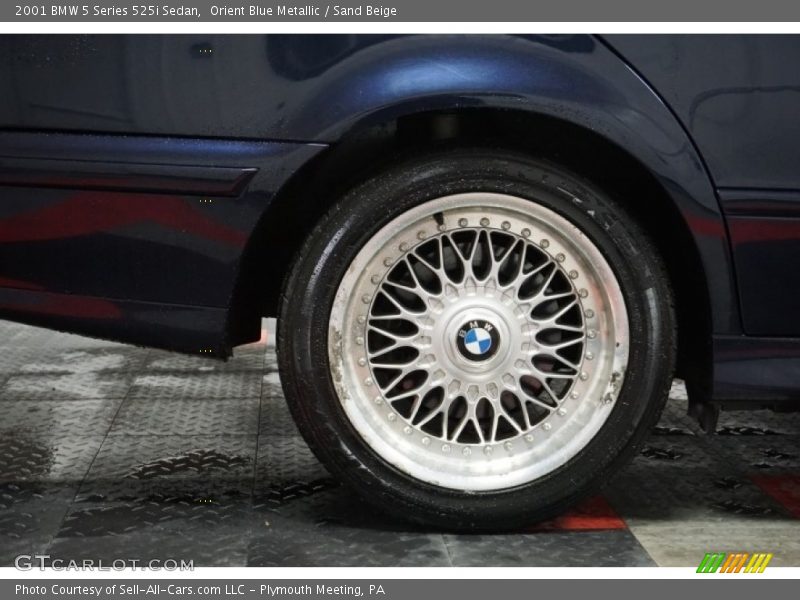 Orient Blue Metallic / Sand Beige 2001 BMW 5 Series 525i Sedan