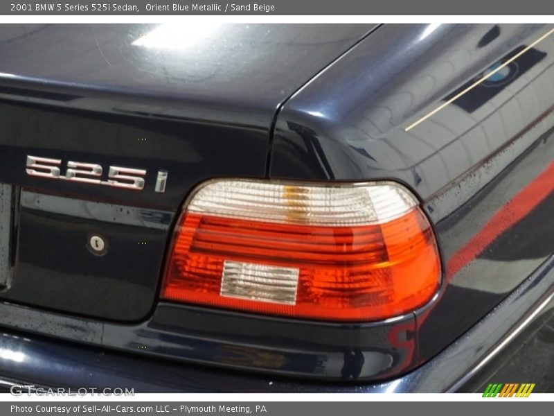Orient Blue Metallic / Sand Beige 2001 BMW 5 Series 525i Sedan
