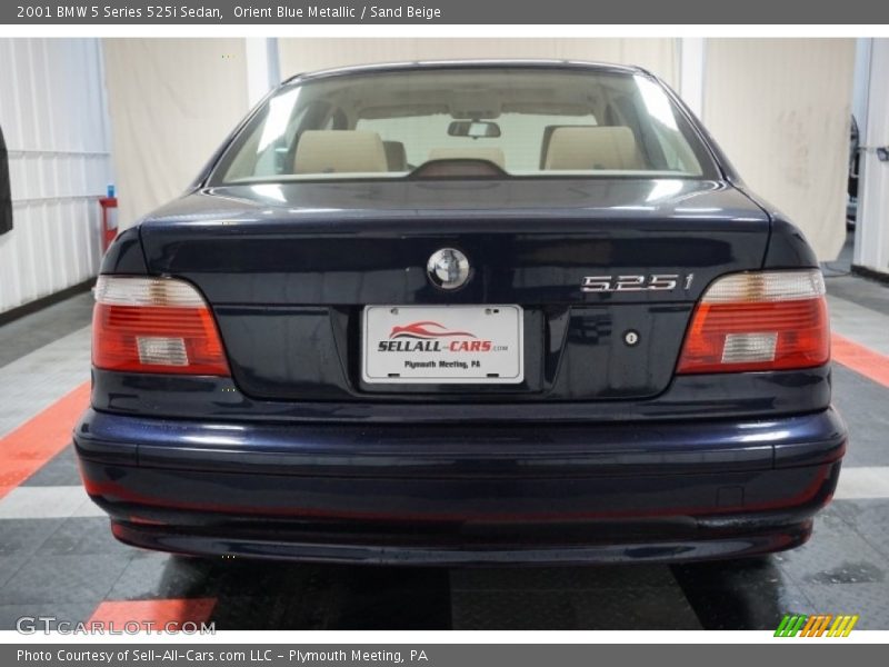 Orient Blue Metallic / Sand Beige 2001 BMW 5 Series 525i Sedan
