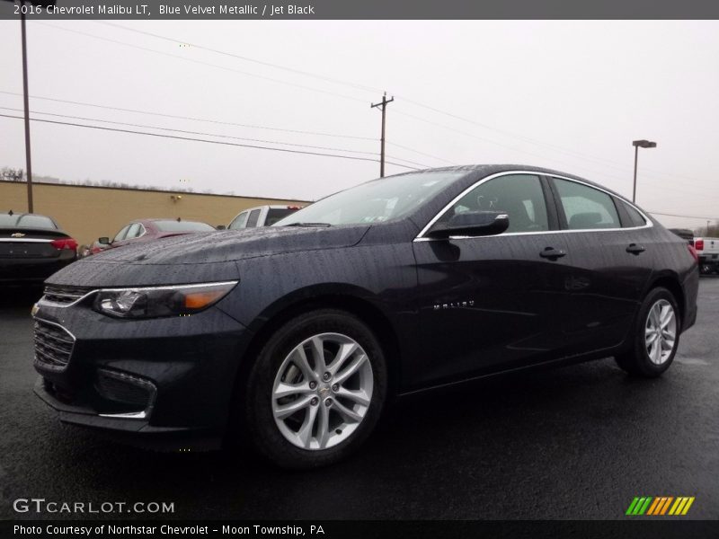 Blue Velvet Metallic / Jet Black 2016 Chevrolet Malibu LT