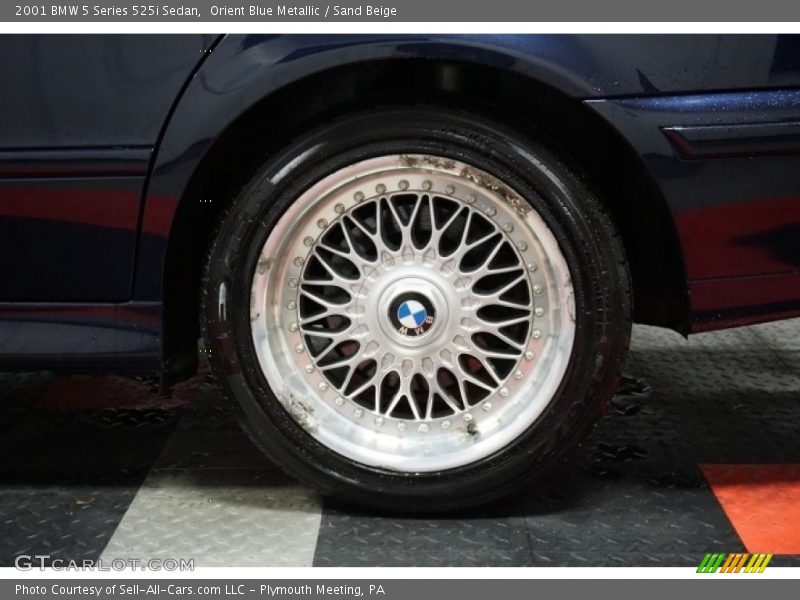 Orient Blue Metallic / Sand Beige 2001 BMW 5 Series 525i Sedan