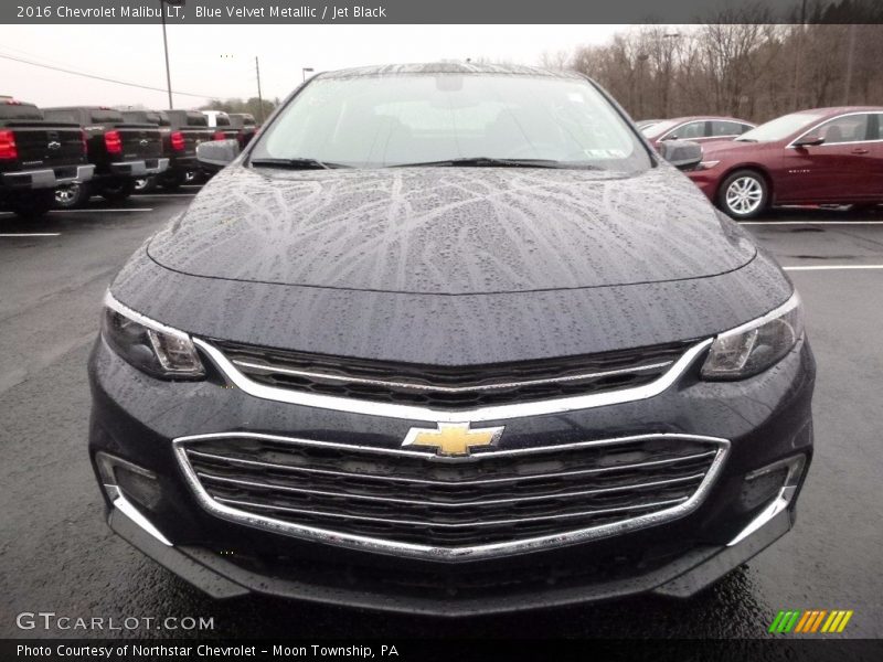 Blue Velvet Metallic / Jet Black 2016 Chevrolet Malibu LT