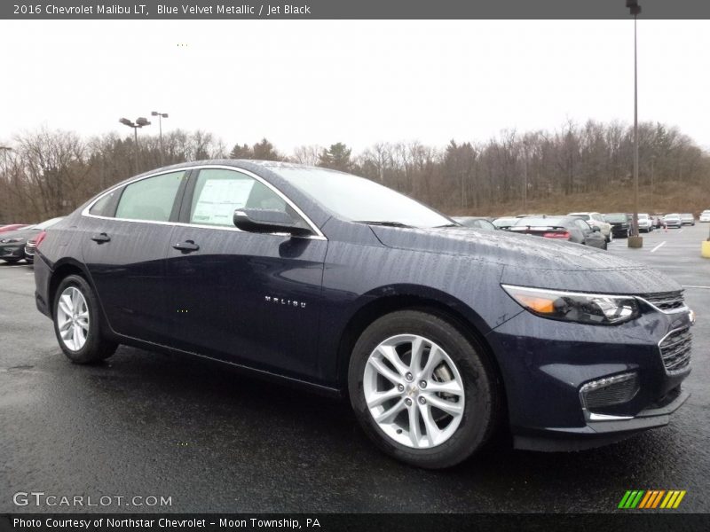 Blue Velvet Metallic / Jet Black 2016 Chevrolet Malibu LT