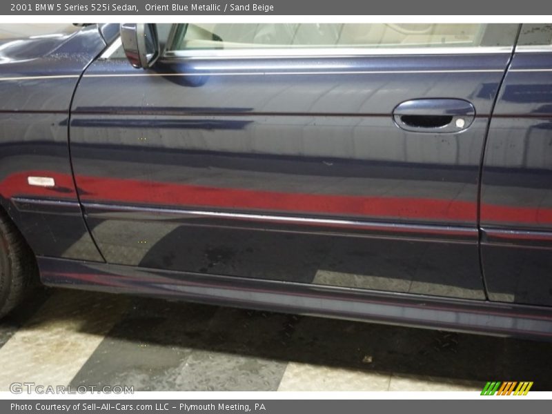 Orient Blue Metallic / Sand Beige 2001 BMW 5 Series 525i Sedan