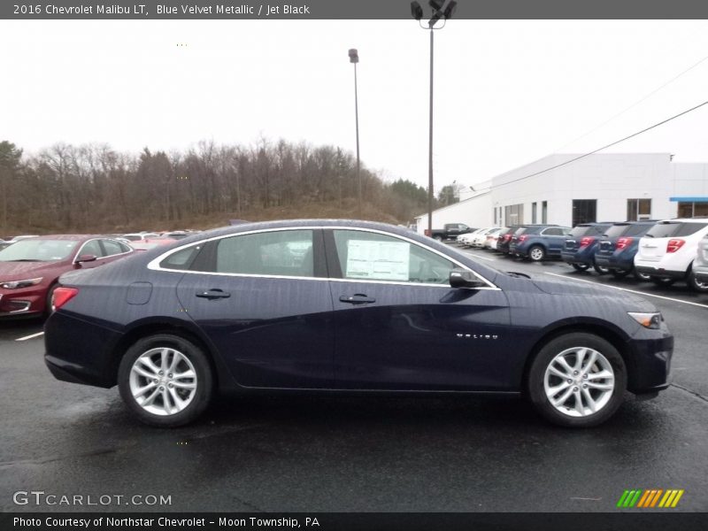 Blue Velvet Metallic / Jet Black 2016 Chevrolet Malibu LT