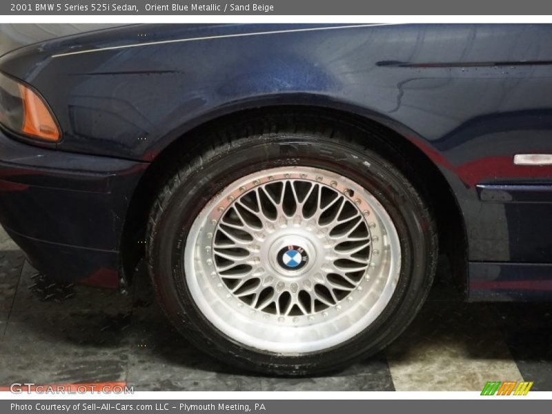 Orient Blue Metallic / Sand Beige 2001 BMW 5 Series 525i Sedan