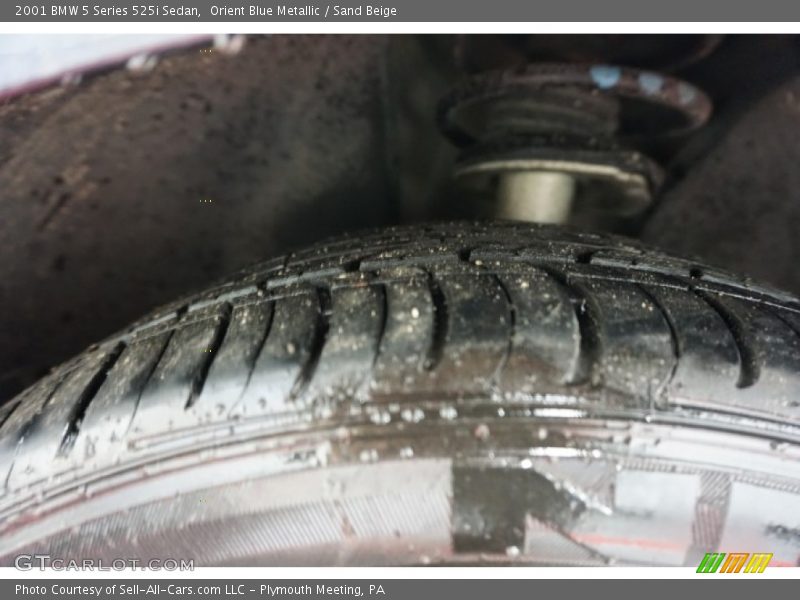 Orient Blue Metallic / Sand Beige 2001 BMW 5 Series 525i Sedan
