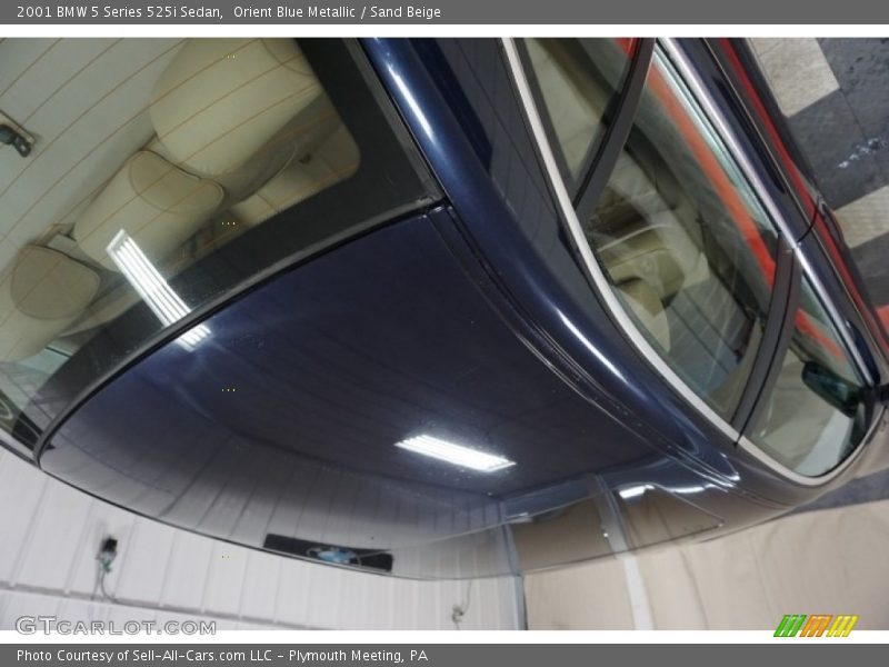 Orient Blue Metallic / Sand Beige 2001 BMW 5 Series 525i Sedan