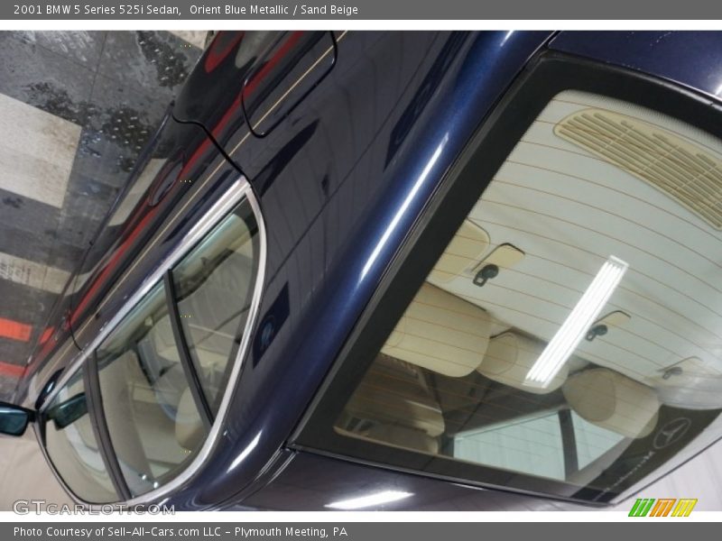 Orient Blue Metallic / Sand Beige 2001 BMW 5 Series 525i Sedan