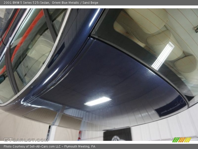 Orient Blue Metallic / Sand Beige 2001 BMW 5 Series 525i Sedan