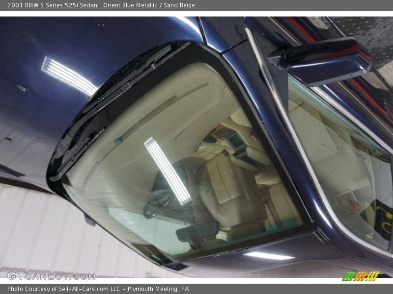 Orient Blue Metallic / Sand Beige 2001 BMW 5 Series 525i Sedan