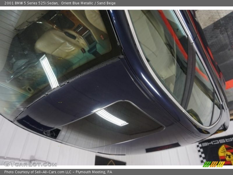 Orient Blue Metallic / Sand Beige 2001 BMW 5 Series 525i Sedan