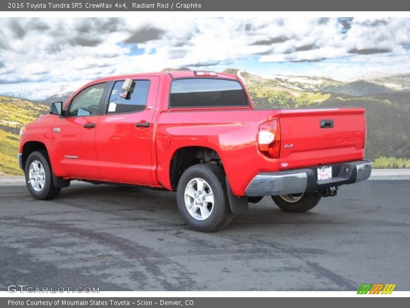 Radiant Red / Graphite 2016 Toyota Tundra SR5 CrewMax 4x4
