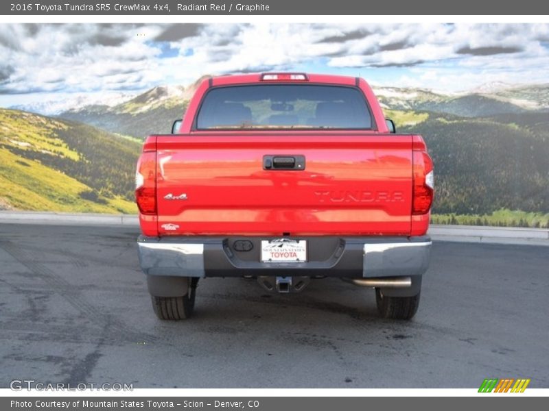 Radiant Red / Graphite 2016 Toyota Tundra SR5 CrewMax 4x4