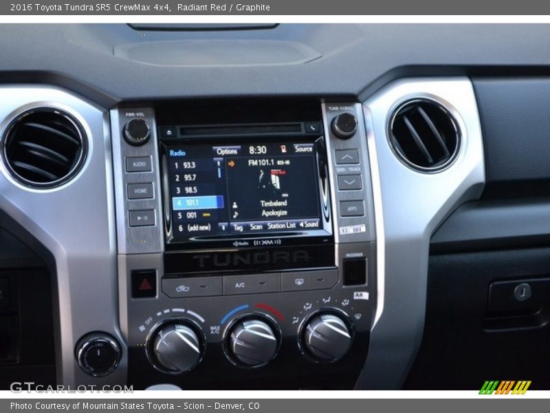 Radiant Red / Graphite 2016 Toyota Tundra SR5 CrewMax 4x4