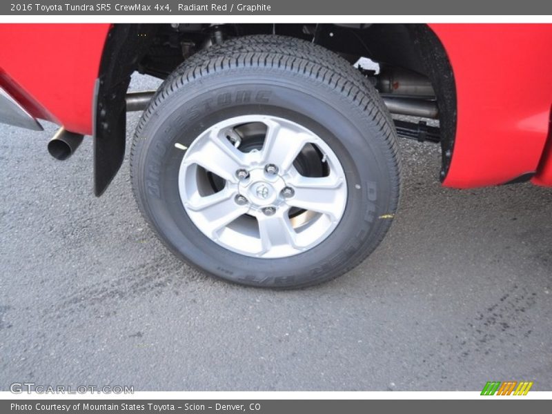 Radiant Red / Graphite 2016 Toyota Tundra SR5 CrewMax 4x4