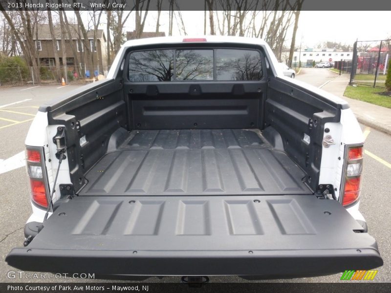 White / Gray 2013 Honda Ridgeline RTL