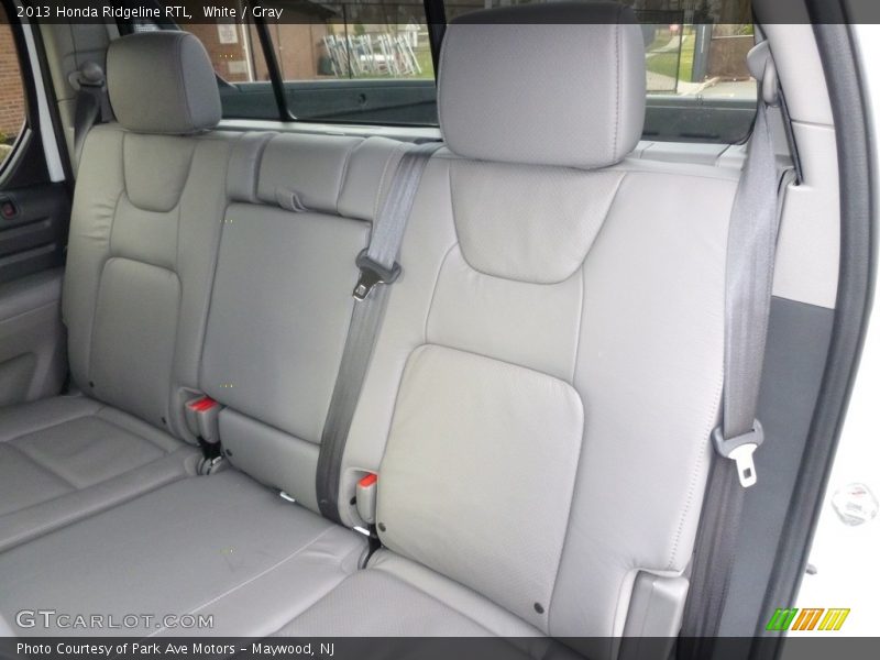 White / Gray 2013 Honda Ridgeline RTL