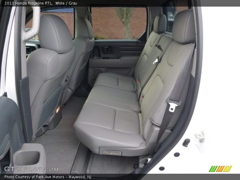 White / Gray 2013 Honda Ridgeline RTL
