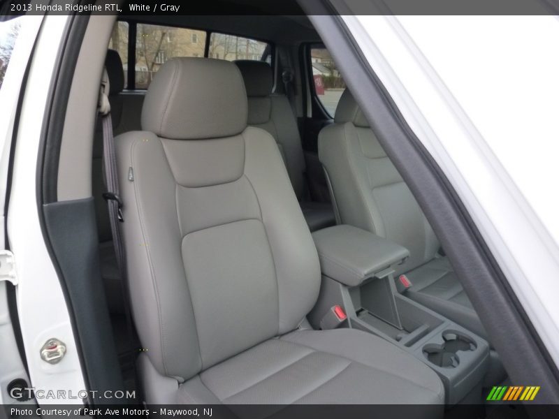 White / Gray 2013 Honda Ridgeline RTL