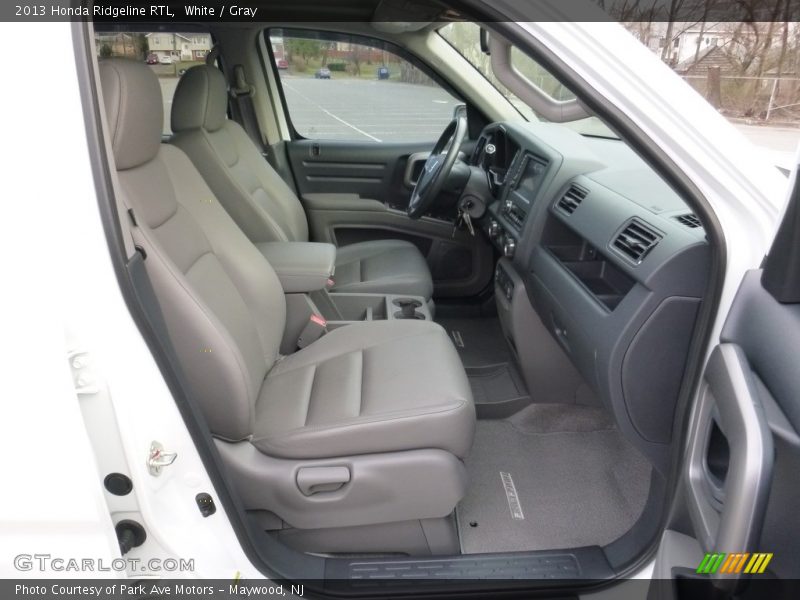 White / Gray 2013 Honda Ridgeline RTL