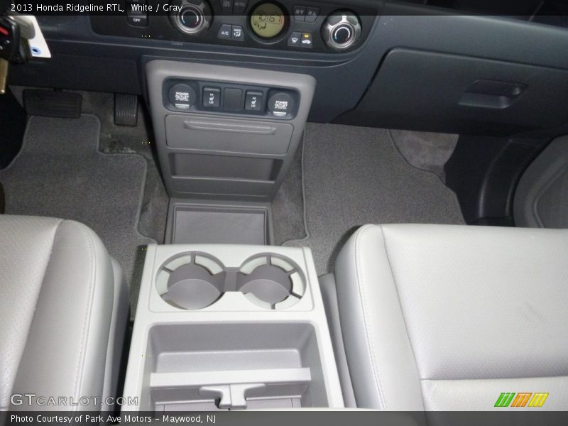 White / Gray 2013 Honda Ridgeline RTL