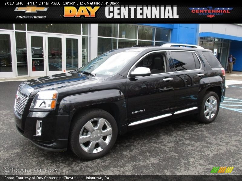 Carbon Black Metallic / Jet Black 2013 GMC Terrain Denali AWD