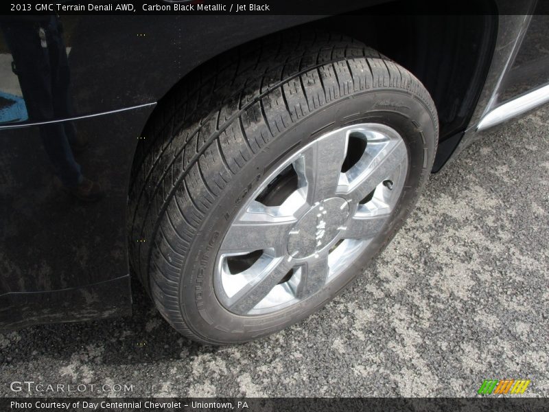 Carbon Black Metallic / Jet Black 2013 GMC Terrain Denali AWD