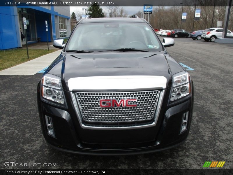 Carbon Black Metallic / Jet Black 2013 GMC Terrain Denali AWD