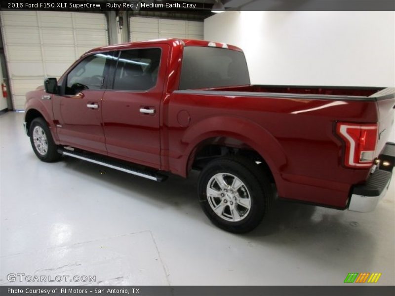 Ruby Red / Medium Earth Gray 2016 Ford F150 XLT SuperCrew