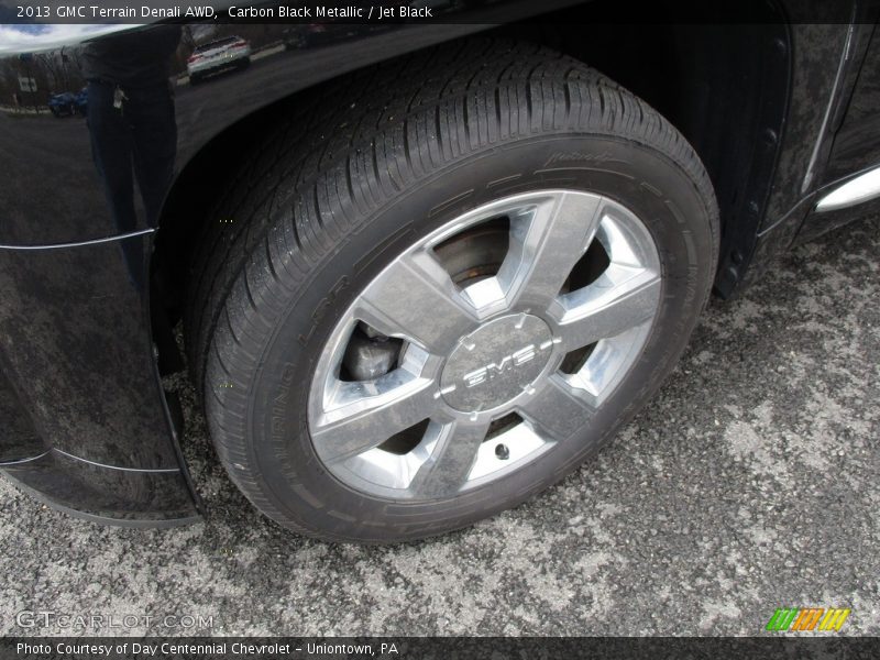 Carbon Black Metallic / Jet Black 2013 GMC Terrain Denali AWD