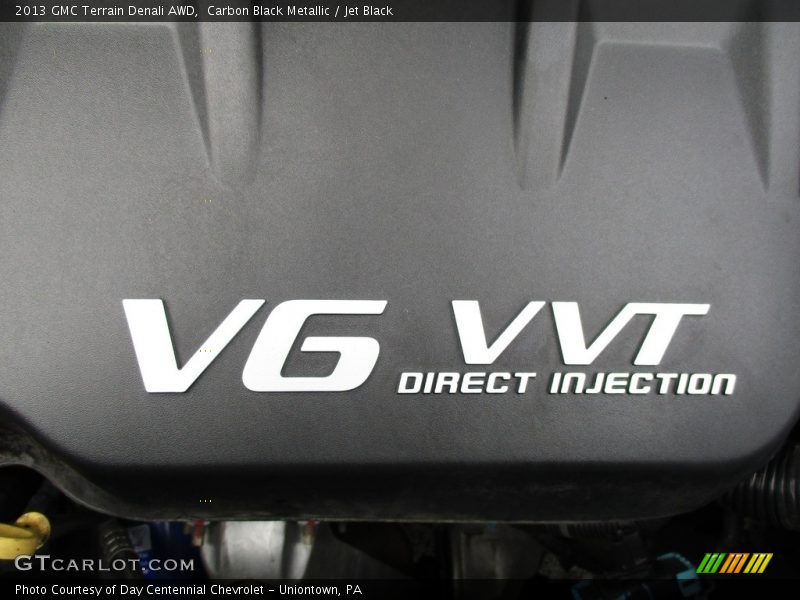 Carbon Black Metallic / Jet Black 2013 GMC Terrain Denali AWD