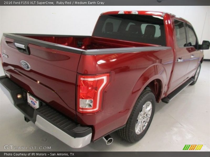 Ruby Red / Medium Earth Gray 2016 Ford F150 XLT SuperCrew