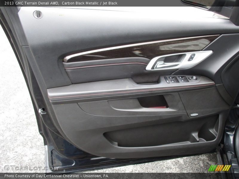 Carbon Black Metallic / Jet Black 2013 GMC Terrain Denali AWD
