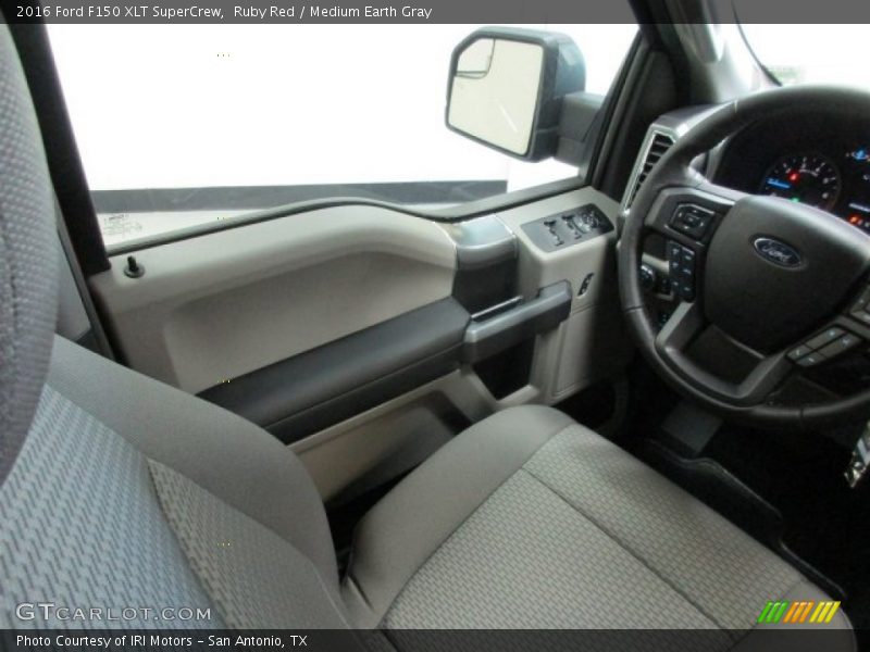 Ruby Red / Medium Earth Gray 2016 Ford F150 XLT SuperCrew