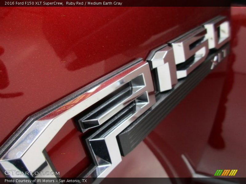 Ruby Red / Medium Earth Gray 2016 Ford F150 XLT SuperCrew