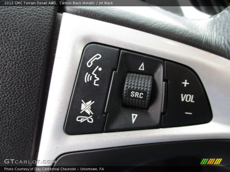 Carbon Black Metallic / Jet Black 2013 GMC Terrain Denali AWD